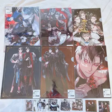 완전한 일족 DMM 스크래치 잠옷 담요 클리어 파일 스티커 씰