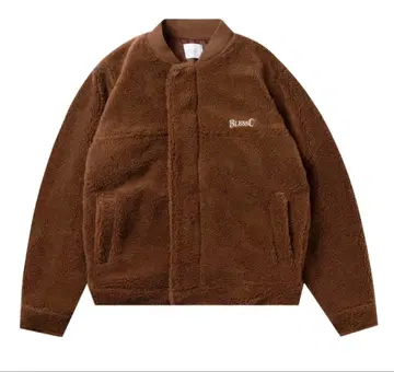 BLESSU 보아 봄버 자켓 브라운 카츠키군 착용