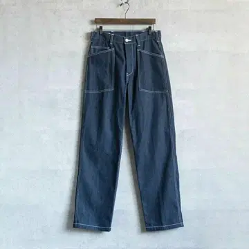 US 타입 ARMY WW2 데님 워크 팬츠 리지드 & 원 워시