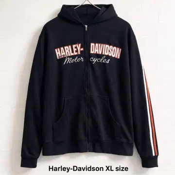 할리데이비슨 후드티 블랙 XL 빅 로고 90s Y2K