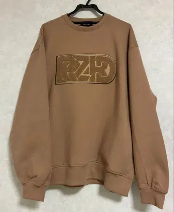 ReZARD 베이지 로고 트레이닝복 맨투맨 L 수납 봉투 포함