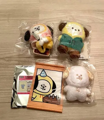 BTS BT21 CHIMMY 치미 키링 태피스트리 4종 세트