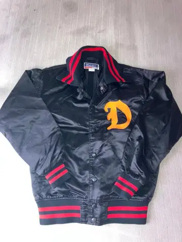 미즈노 바시티 자켓 블루종 나일론 자켓 블랙 남성용 M