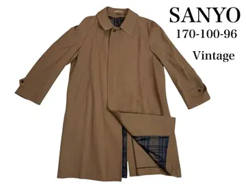SANYO 스텐카라 코트 80s 90s 빈티지 베이지