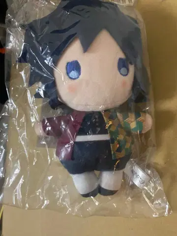 귀멸의 칼날 유라후와 봉제 인형 토미오카 기유