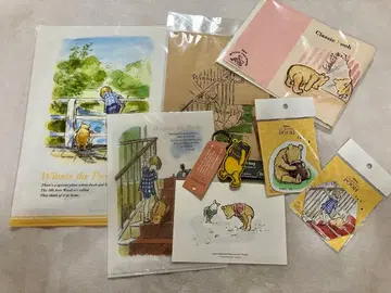 곰돌이 푸 전시회 클래식 푸 키링 클리어 파일 마그넷