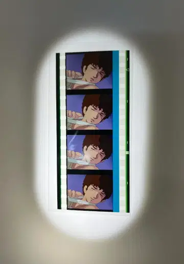 극장판 기동전사 건담 섬광의 하사웨이 내장 특전 시계 부품 필름