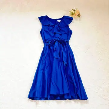 캘빈클라인 드레스 원피스 허리 벨트 파랑 블루