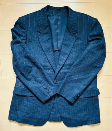 CERRUTI 테일러드 자켓 스트라이프 네이비