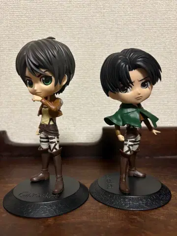 진격의 거인 Qposket 리바이 엘렌 피규어 세트