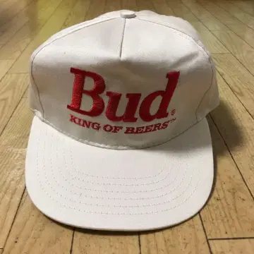 데드스탁 상품 Budweiser 버드와이저 빈티지 캡 화이트