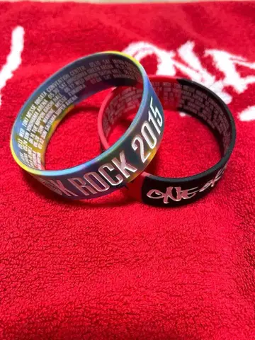 ONE OK ROCK 35xxxv 2015년 러버 밴드 2개 타월
