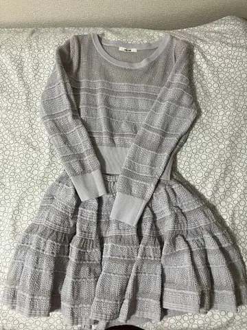 그레이 니트 셋업 snidel 스나계