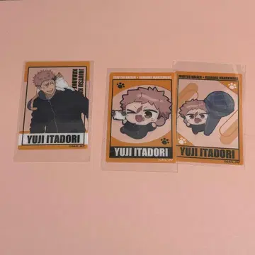 주술회전 마네키네코 클리어 카드 이타도리 유우지 등신 SD 컴플리트