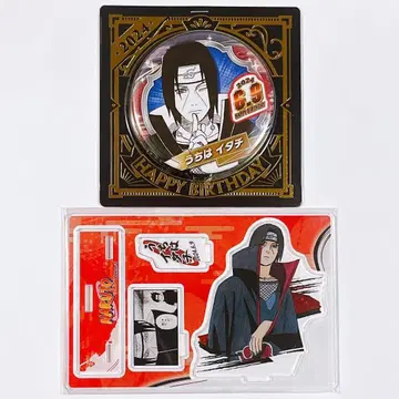 나루토 2024 우치하 이타치 생일 캔뱃지 명장면 디오라마 피규어