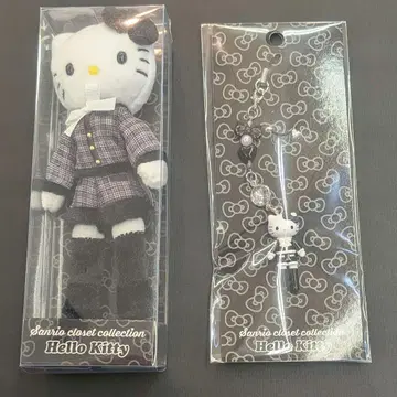 산리오 옷장 컬렉션 스트랩&마스코트 세트