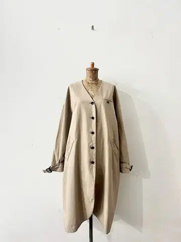 [ 새상품급 ] Lisette 노카라 코쿤 코트 폴 사이즈 38