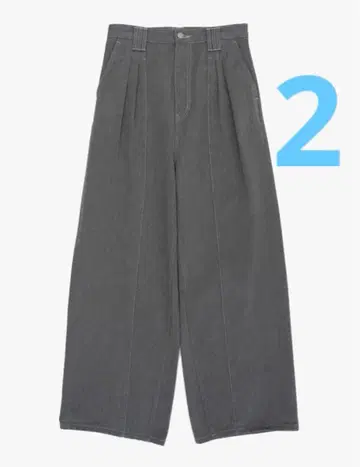YOKE for Graphpaper 3PLEATED DENIM