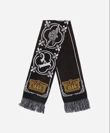 아스날 X 아리에스 버스트 로고 스카프 블랙