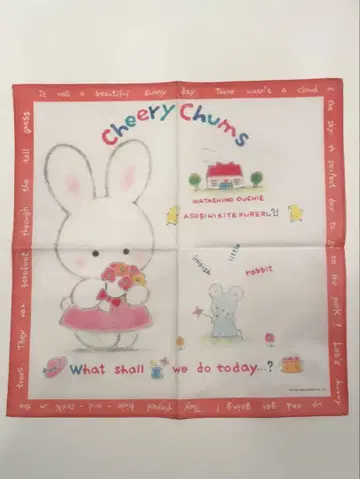 Cheery Chums 1992년제! 산리오 치어리참 손수건