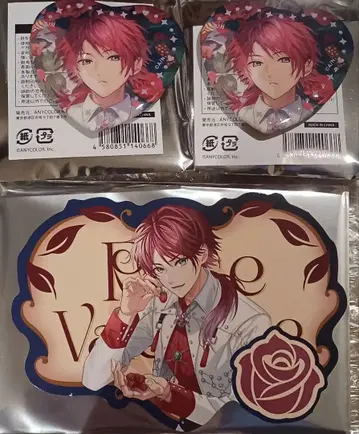 니지산지 Rose Valentine 랜덤 하트형 캔뱃지 로렌