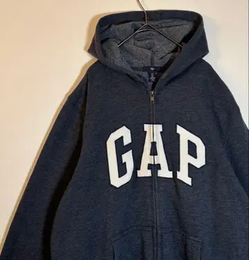 GAP 갭 빅 사이즈 자수 로고 속기모 집업 후드티