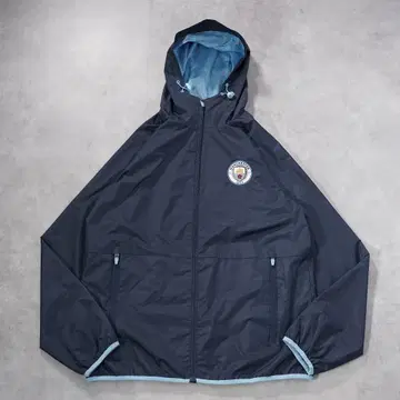 맨체스터 시티 나일론 자켓 축구 구제 의류 L 네이비 18264
