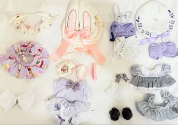 무속성 봉제 인형 20cm 의류 아웃핏 묶음 판매