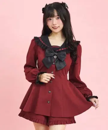 Secret Honey 시크릿허니 세일러 카라 셋업