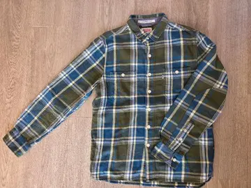 Levi's 긴팔 셔츠 XS 그린 계열 체크