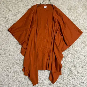 [ SOU SOU ] 소우소우 자켓 망토 오렌지 긴팔