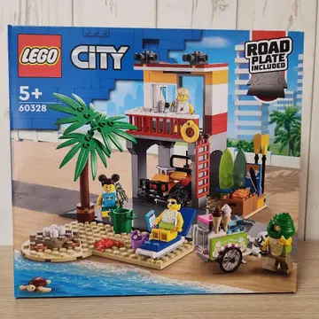 60328 레고 시티 라이프 가드 본부 새상품 아이스크림 왜건