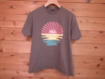 구제 의류 PLC 2023 선셋 디자인 T셔츠