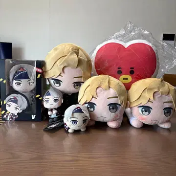 BTS 봉제 인형 세트 V TATA 태태 태현