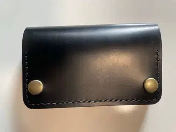 천연 가죽 트래커 지갑