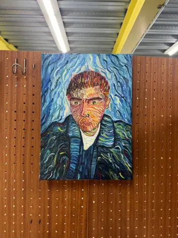 고흐풍 인물화 유화