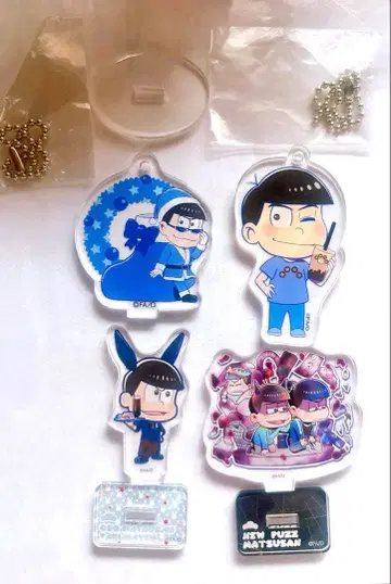 파즈마츠 시마마츠 아크릴 키링 콜라보 카페 크리스마스 악마