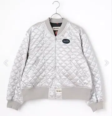 PINK HOUSE 실버 퀼팅 블루종