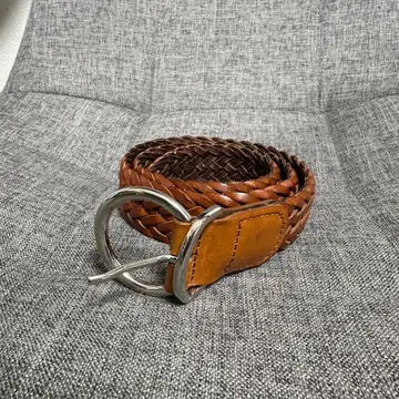 Anderson's 가죽 메쉬 벨트 75 브라운