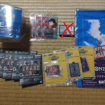 ONE PIECE(원피스) 제일복권 경품 10개 + 프로모션 카드 3장
