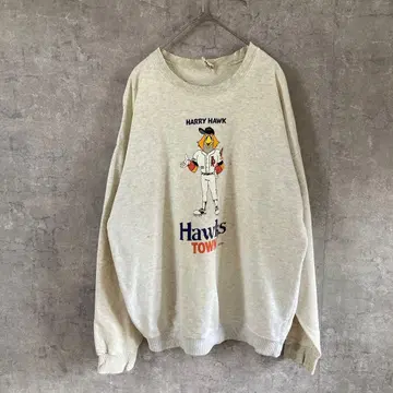 HAWKS 다이에이 호크스 빈티지 맨투맨 트레이닝복 L 사이즈