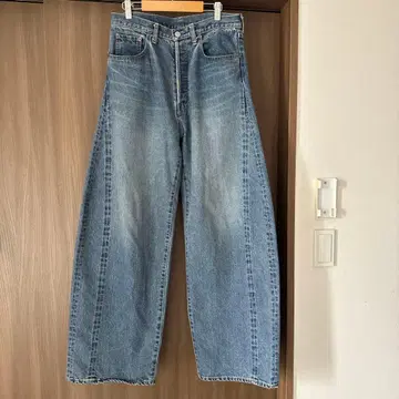 ssstein DEFORMATION WIDE VINTAGE DENIM