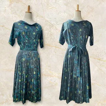 Vintage*빈티지 드레스*반팔*원피스*1950s*아토믹