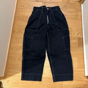 TUKI 쓰키 컴뱃 팬츠 블랙 덕 원단 코튼 트윌