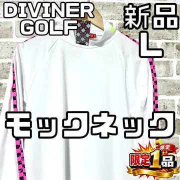 [ 선착순 ] 디바이 너 골프 남성용 긴팔 모크넥 셔츠 L 화이트 계열