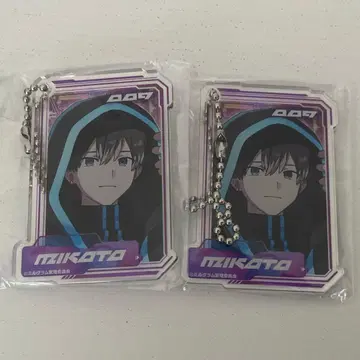 밀그램 MILGRAM 미코토 아크릴 키링 카라테츠 가라오케노테츠진