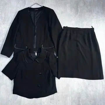 C444 [ 19호 ] 미사용급 유키토리이 3점 자켓 x 2 스커트 상복