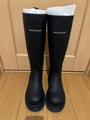 최종 가격 인하 앙코르 키 가죽 라이크 롱 부츠 25cm