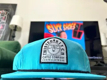 USA Texas Twisted Bitch 나일론 캡 라이트 블루