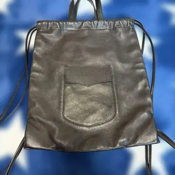 [컨디션 최상] NICENESS ROGER 디어 가죽 드로우 스트링 백